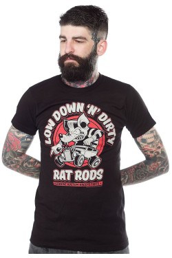 Tee shirt kustom dirty rat