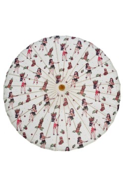 Ombrelle pin-up hawaien