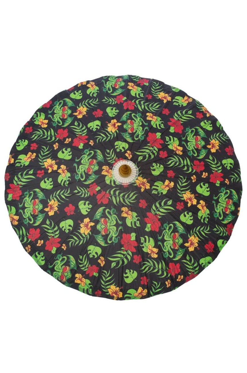 Ombrelle motif tropical pin-up