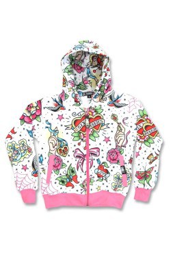 Veste tattoo petite fille