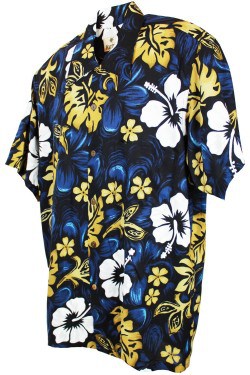 Chemise a fleurs rockabilly pour homme
