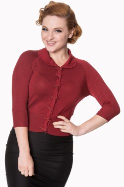 Cardigan Banned bordeaux