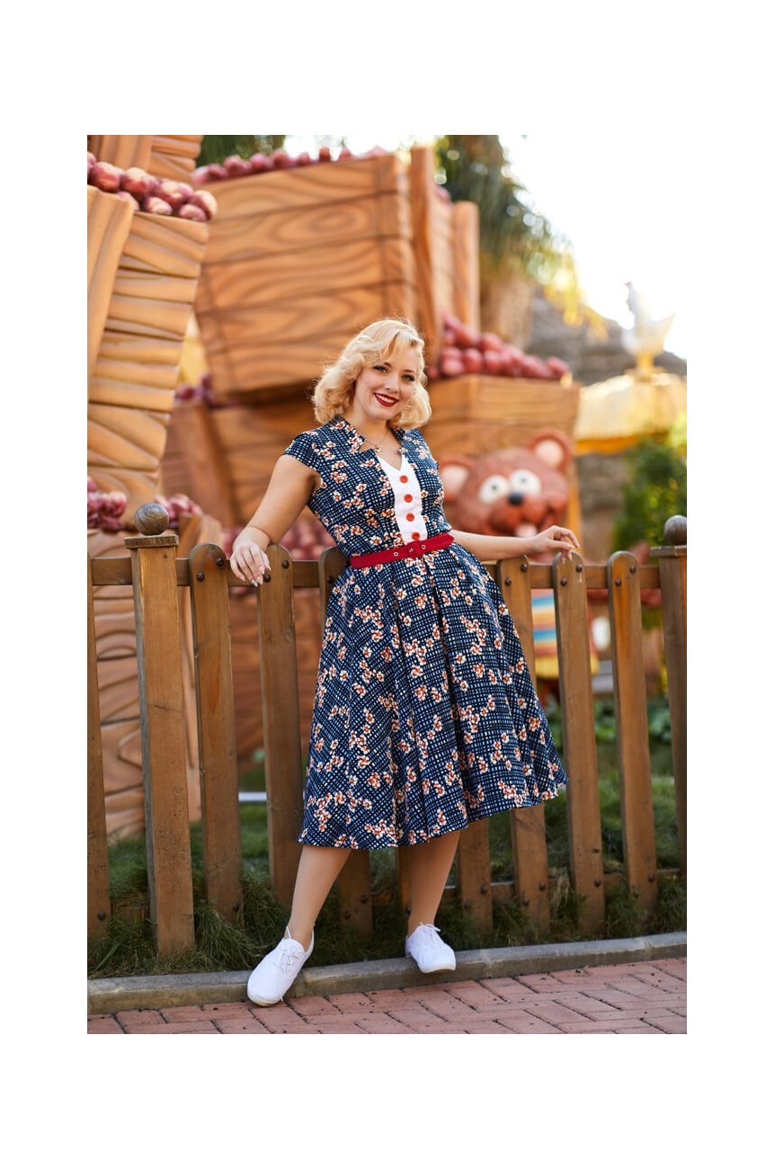 Robe vintage florale miss candyfloss