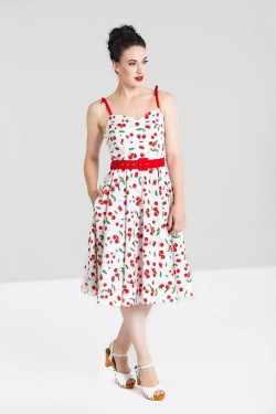 Robe rockabilly pin up cerises