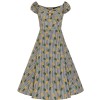 Robe swing collectif ananas 