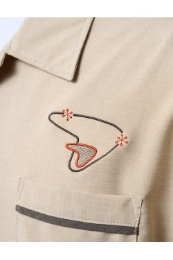 Chemise rockabilly a bandes
