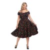 Robe pin-up cerises collectif france
