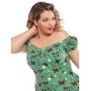 Robe papillons vintage grande taille