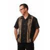 Chemise rockabilly leopard homme