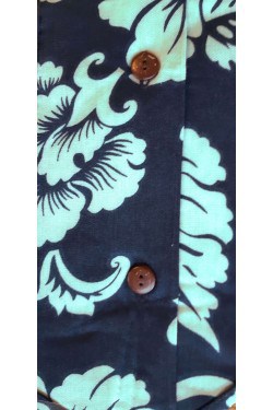 Chemise hawïenne bicolore