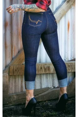 Jean rumble59 femme rockabilly