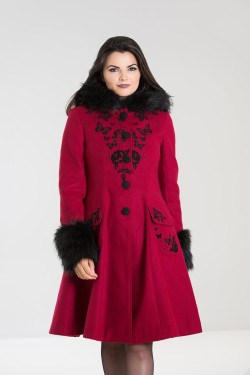 Manteau hell bunny rouge