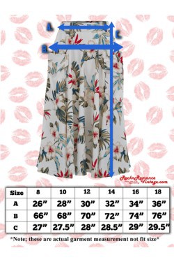 Jupe hawaiienne bleue
