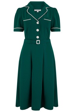Robe rétro verte