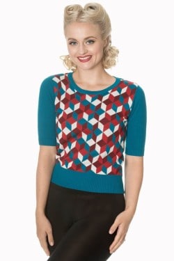Pull rétro femme fifties