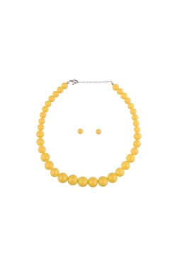 Collier vintage jaune