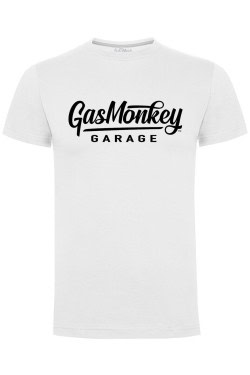 Tee shirt gas monkey garage blanc