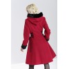 Manteau rouge vintage