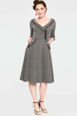 Robe a chevrons rétro