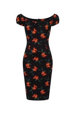 Robe fourreau fleurie
