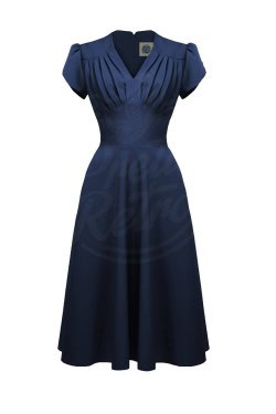 Robe vintage bleue Pretty retro