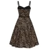 Robe pin-up leopard