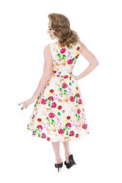 Robe rétro florale