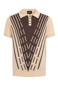 T-shirt pin-up marron années 50