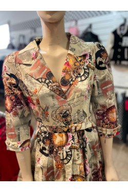 Robe steampunk corolle