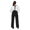 Pantalon large taille haute