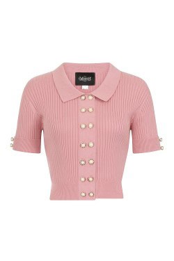 Cardigan rose vintage