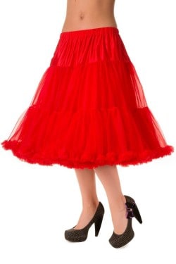 Jupon rockabilly rouge