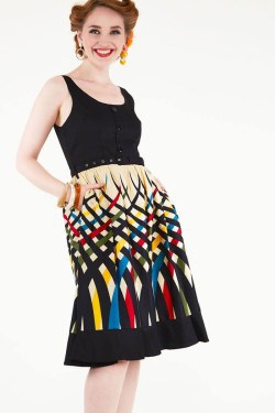 Robe a bretelle rockabilly