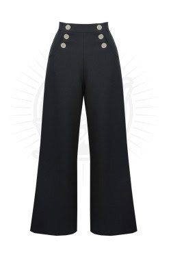 Pantalon à pont joli rétro