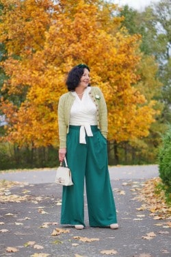 Pantalon vintage femme année 50 sale