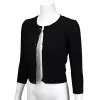 Cardigan vintage en coton noir