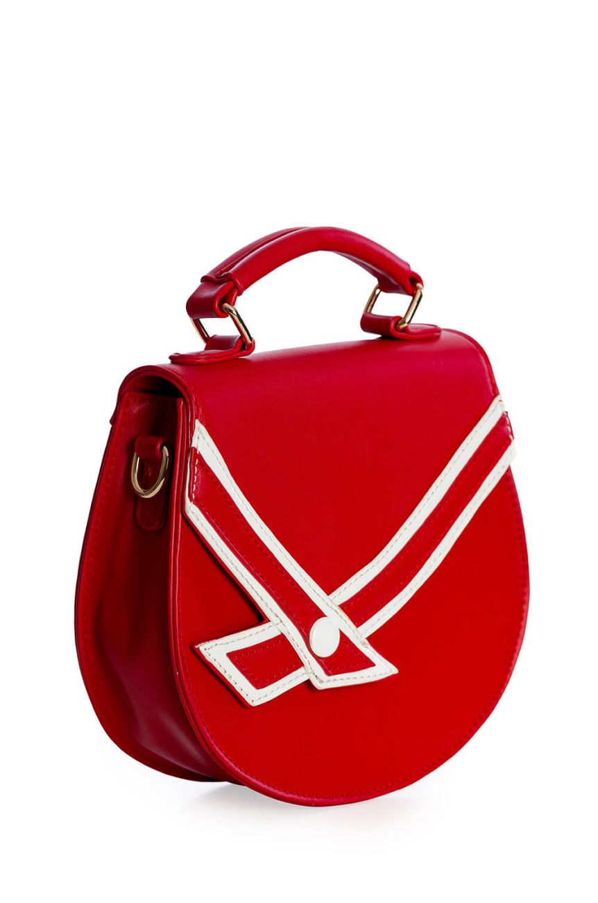 Sac femme retro rouge