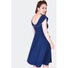 Robe bleue vintage forme swing