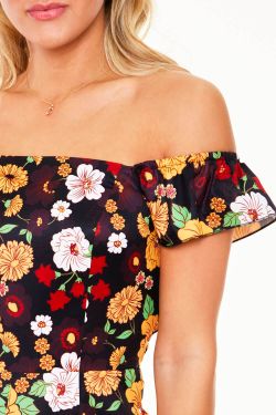 Combinaison vintage a fleurs Vixen