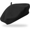 Beret Basque noir en laine
