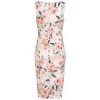 Robe crayon rétro a fleur