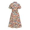 Robe Queen Kerosin imprimé tropical