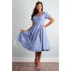 Robe années 50 vichy bleue Miss Candyfloss