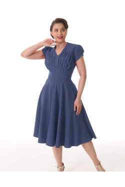 Robe bleue 50's Pretty retro