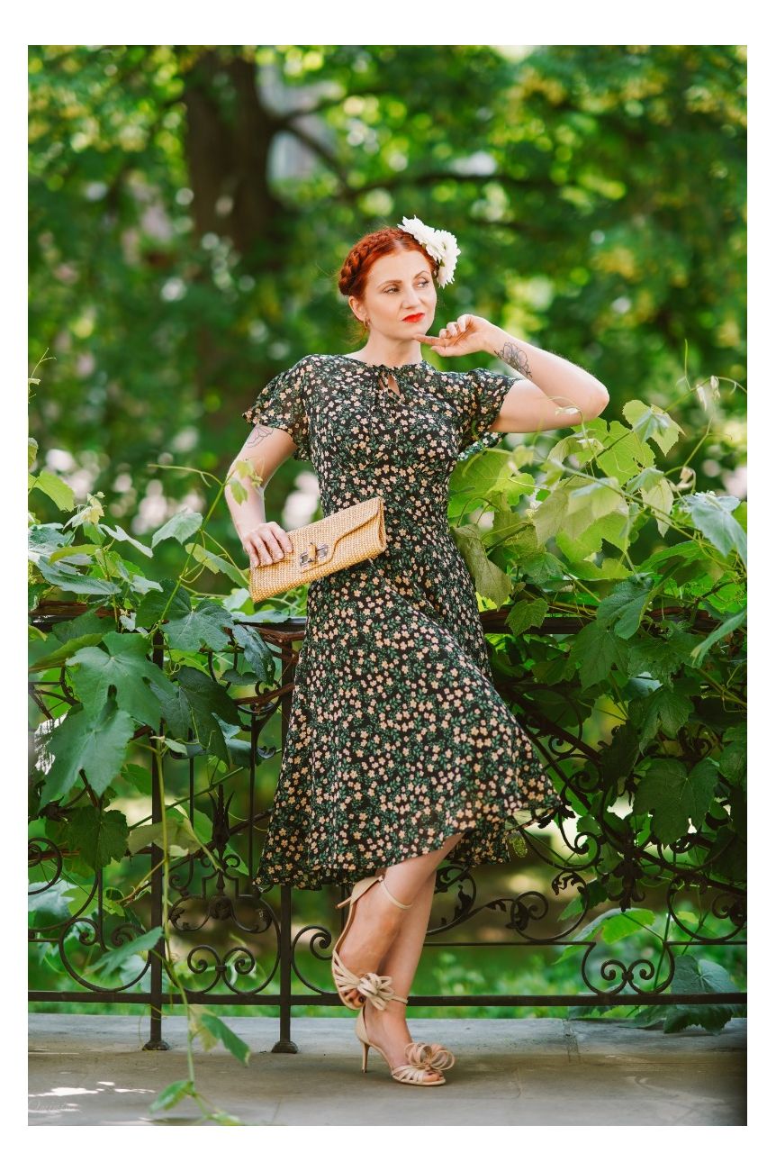Robe fleurie legere retro Voodoo Vixen