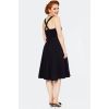 Robe pin-up noire broderie anglaise