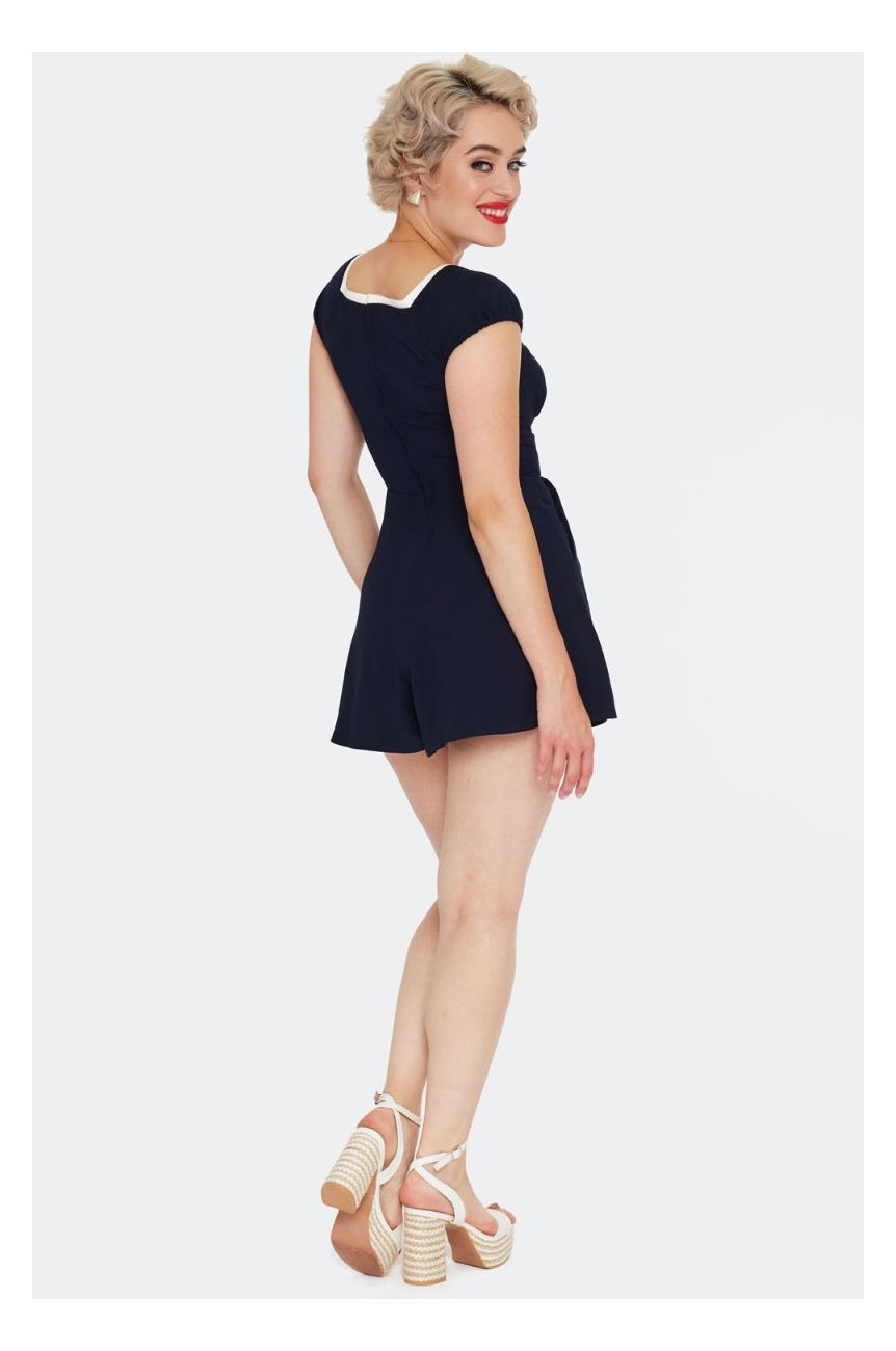 Combishort marin pin-up 