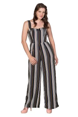 Combinaison rayée multicolore banned retro