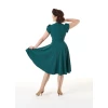 Robe retro 50's vert foncé