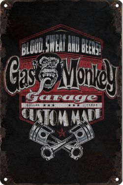 T-shirt style rockabilly - Gas monkey Garage